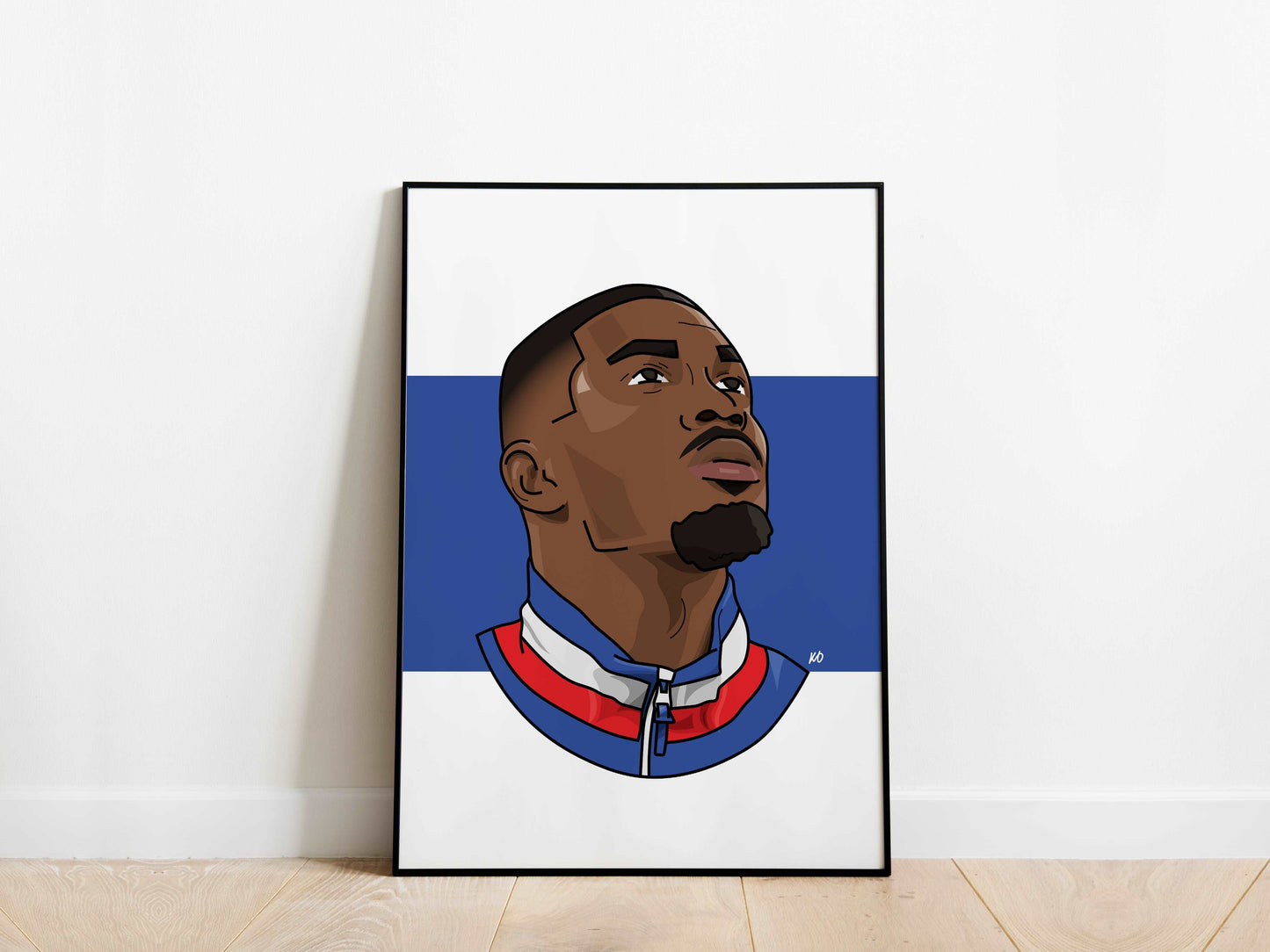 Marcus Thuram Portrait France Poster - KDDesigns6