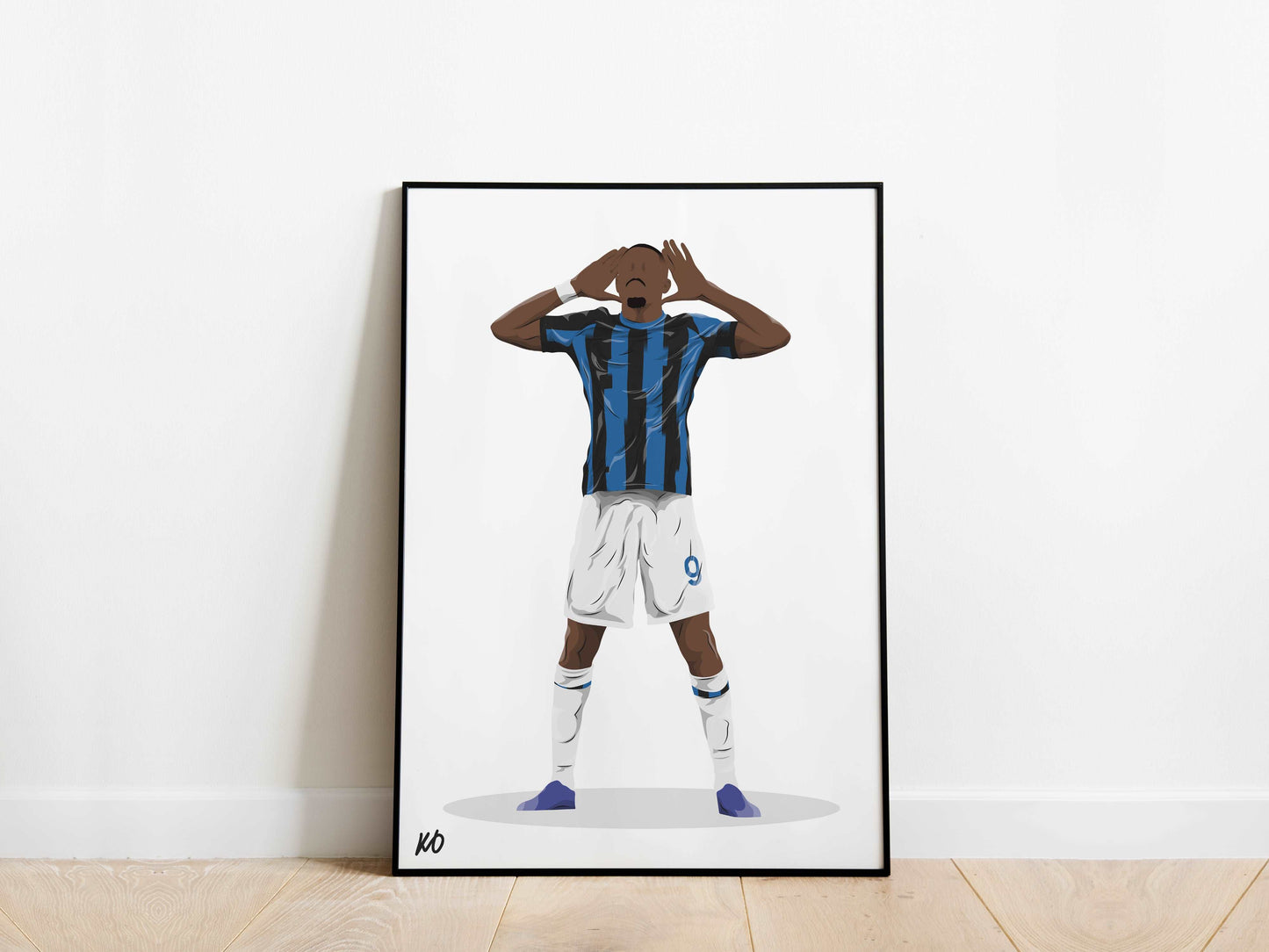 Marcus Thuram Celebration Inter Milan Poster - KDDesigns6