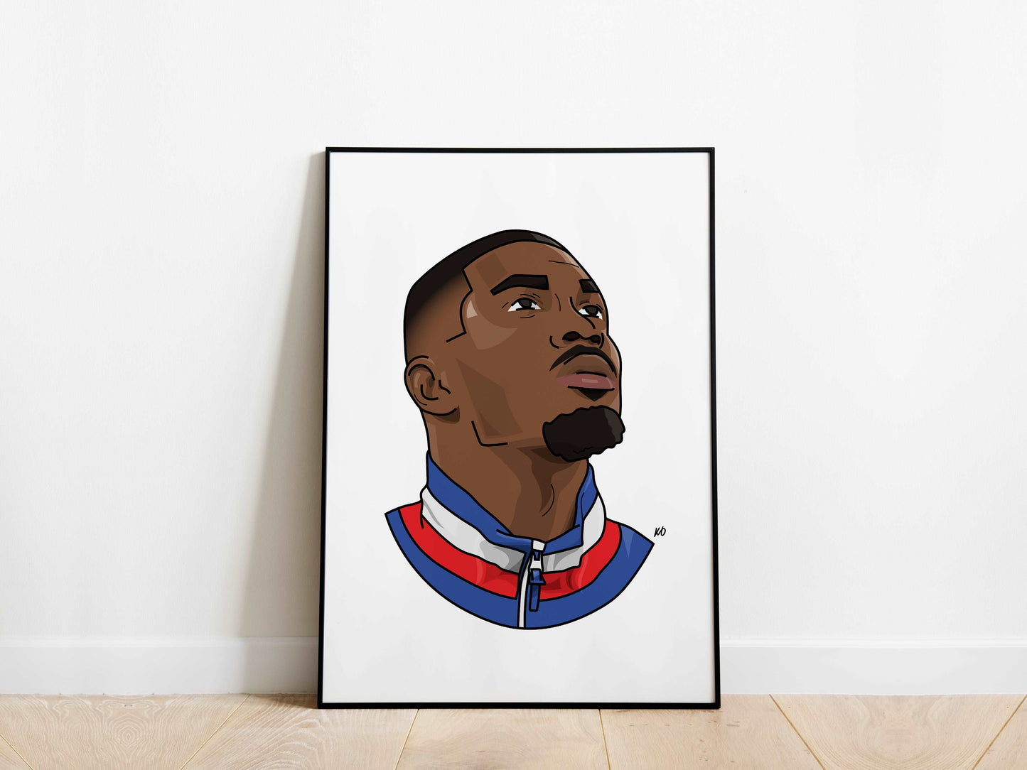Marcus Thuram Portrait France Poster - KDDesigns6