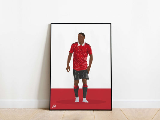 Tyrell Malacia Manchester United Poster - KDDesigns6