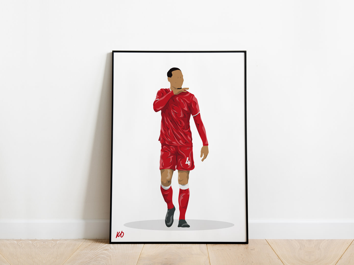 Virgil Van Dijk Liverpool Poster - KDDesigns6