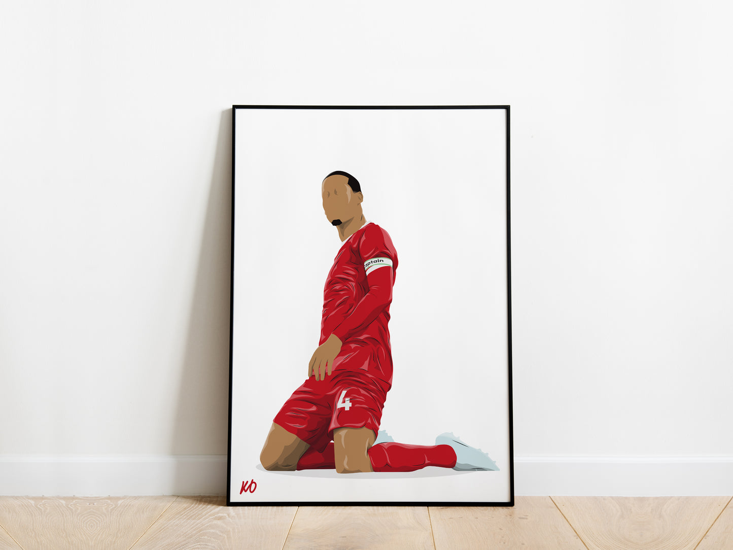 Virgil Van Dijk Liverpool Poster - KDDesigns6