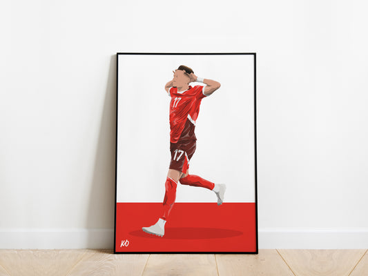 Ruben Vargas Switzerland Poster - KDDesigns6