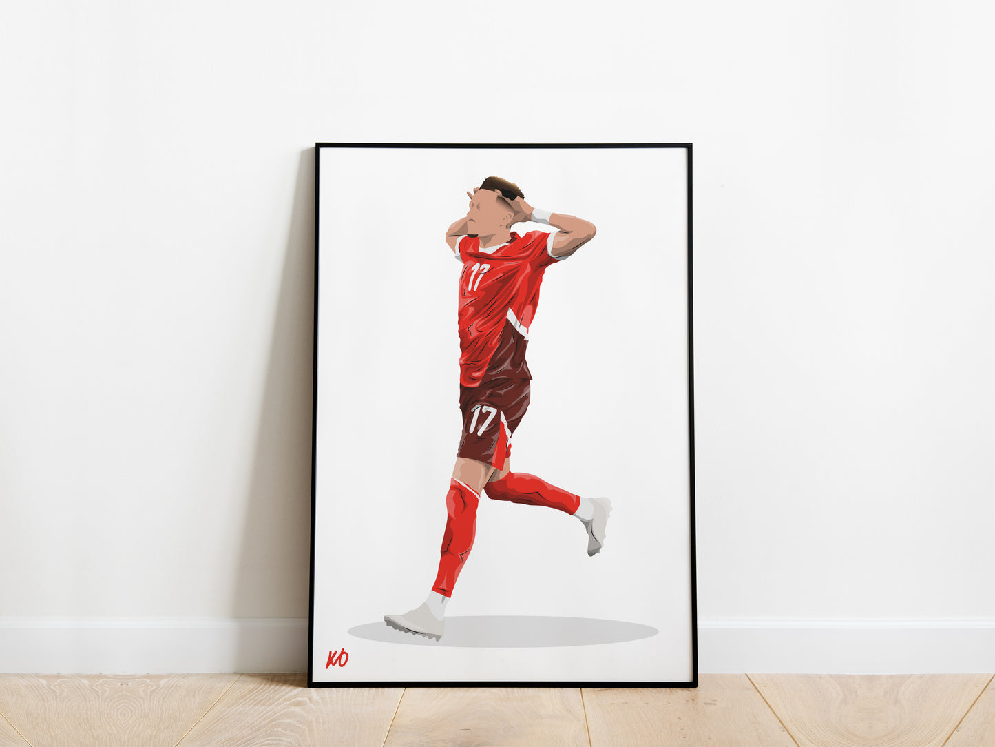Ruben Vargas Switzerland Poster - KDDesigns6