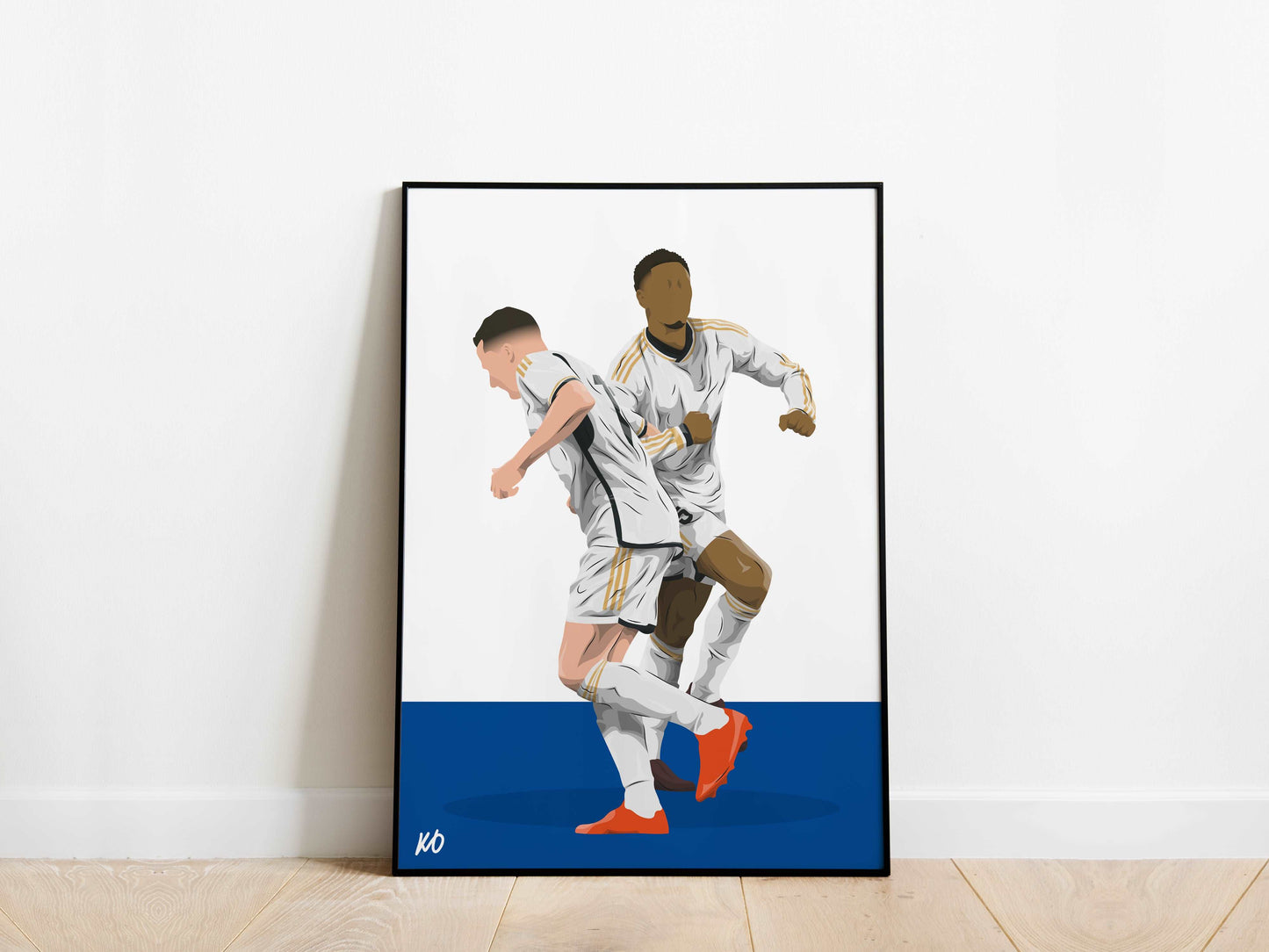 Lucas Vazquez, Jude Bellingham Real Madrid Poster - KDDesigns6