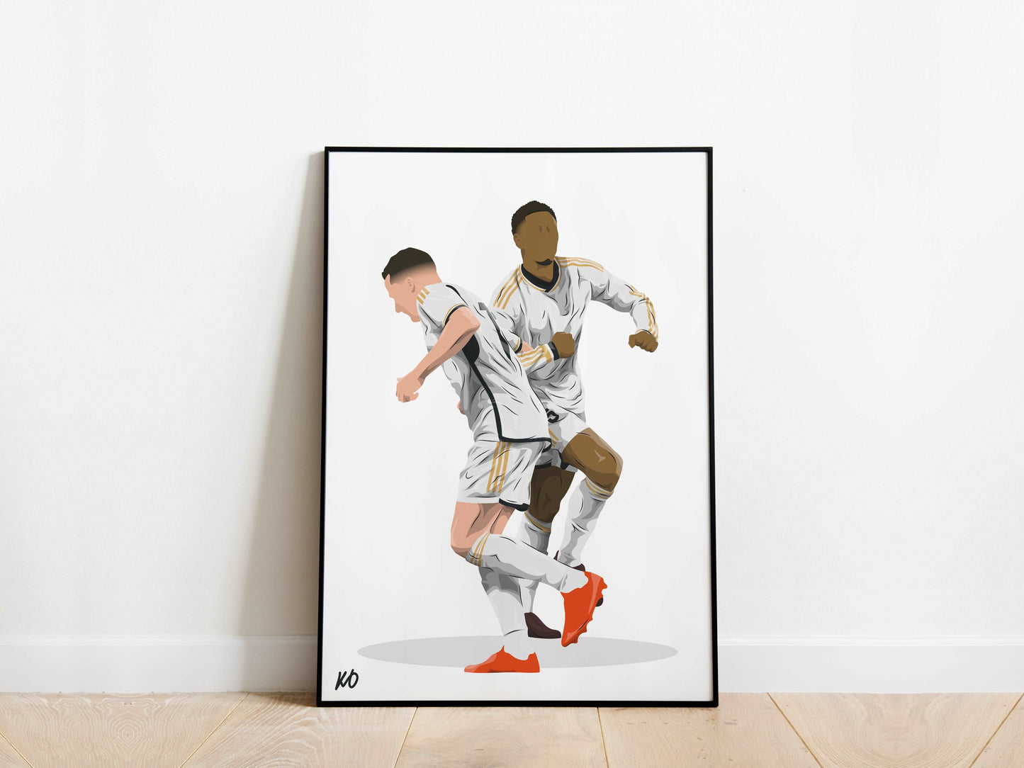 Lucas Vazquez, Jude Bellingham Real Madrid Poster - KDDesigns6