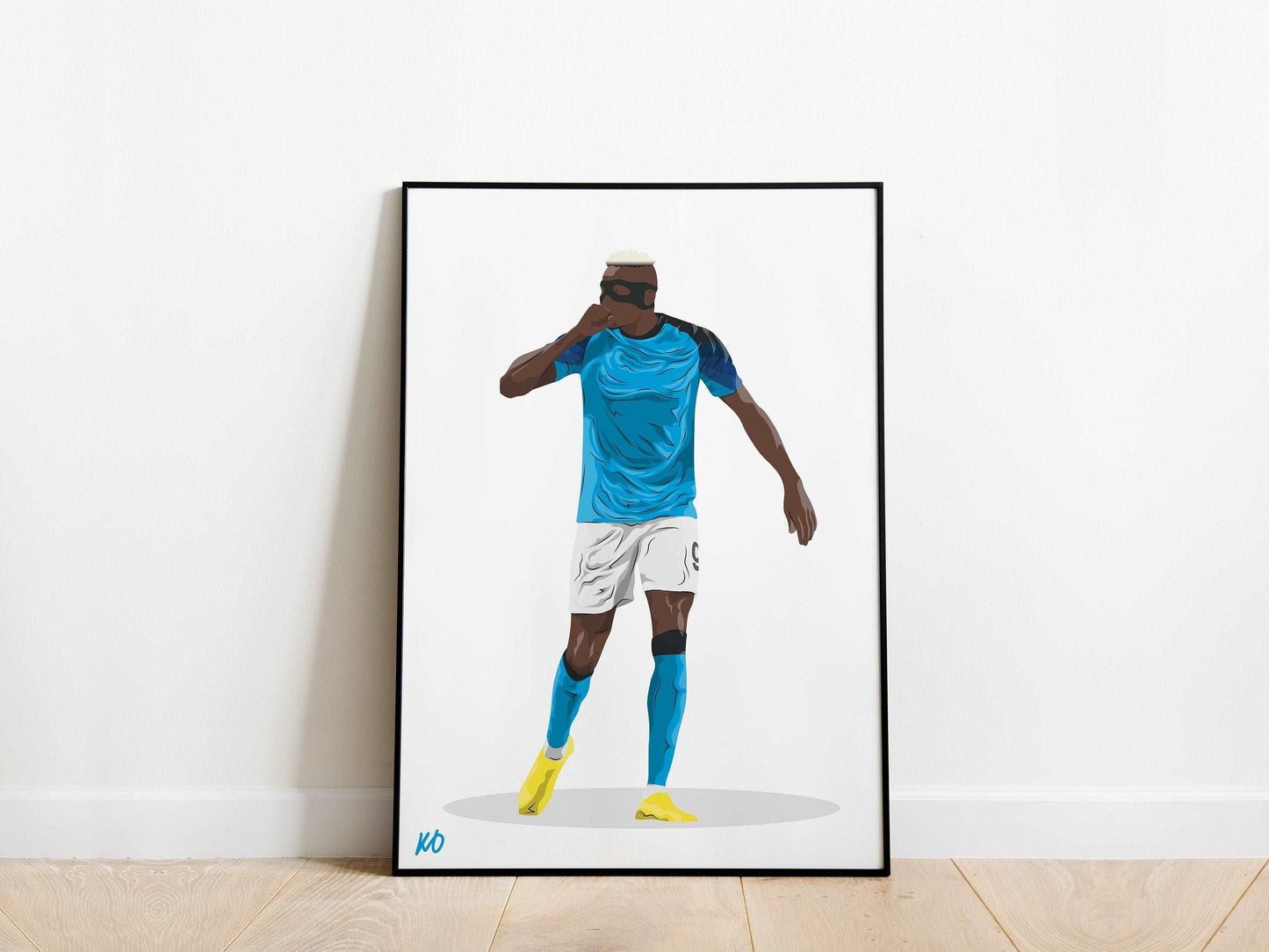 Victor Osimhen Napoli Poster - KDDesigns6
