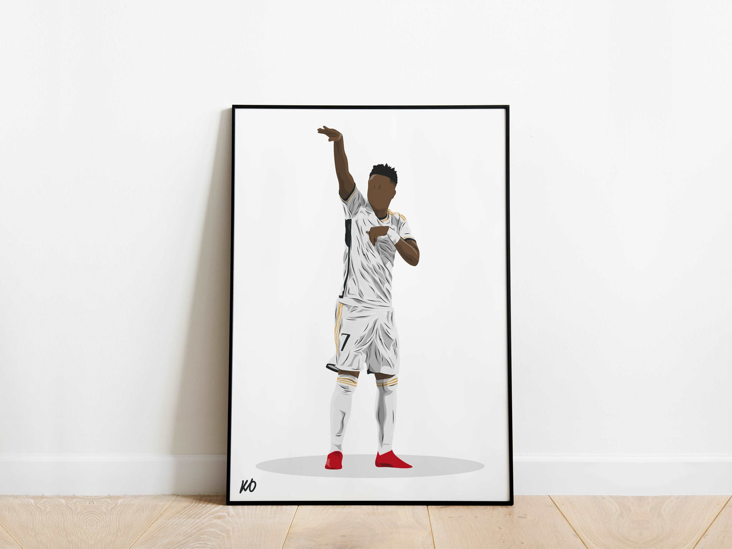 Vinicius Jr Real Madrid Poster - KDDesigns6