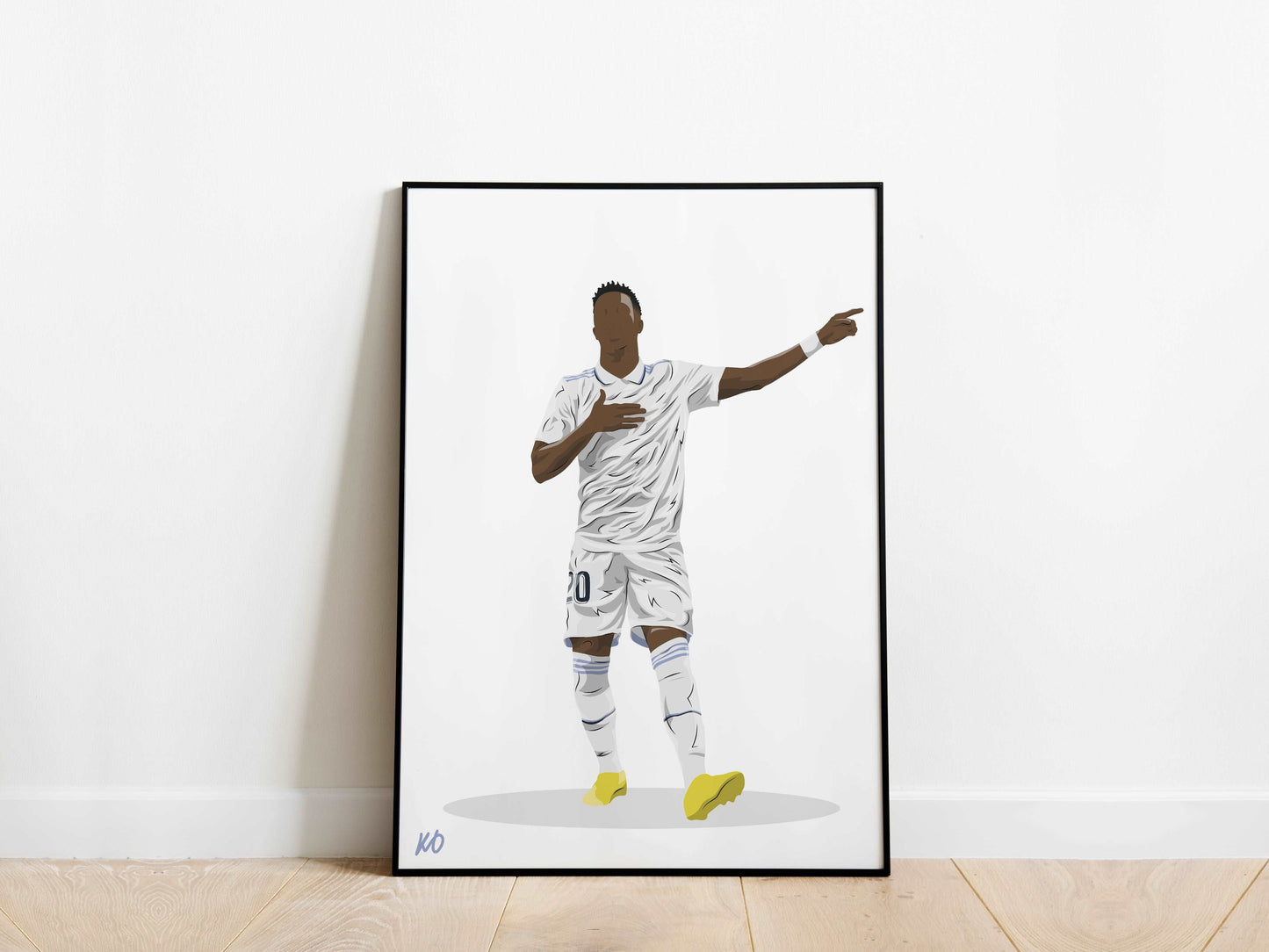 Vinicius Jr 22/23 Real Madrid Poster - KDDesigns6