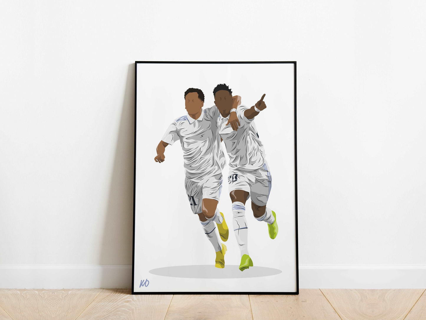 Vinicius Jr, Rodrygo Goes Real Madrid Poster - KDDesigns6