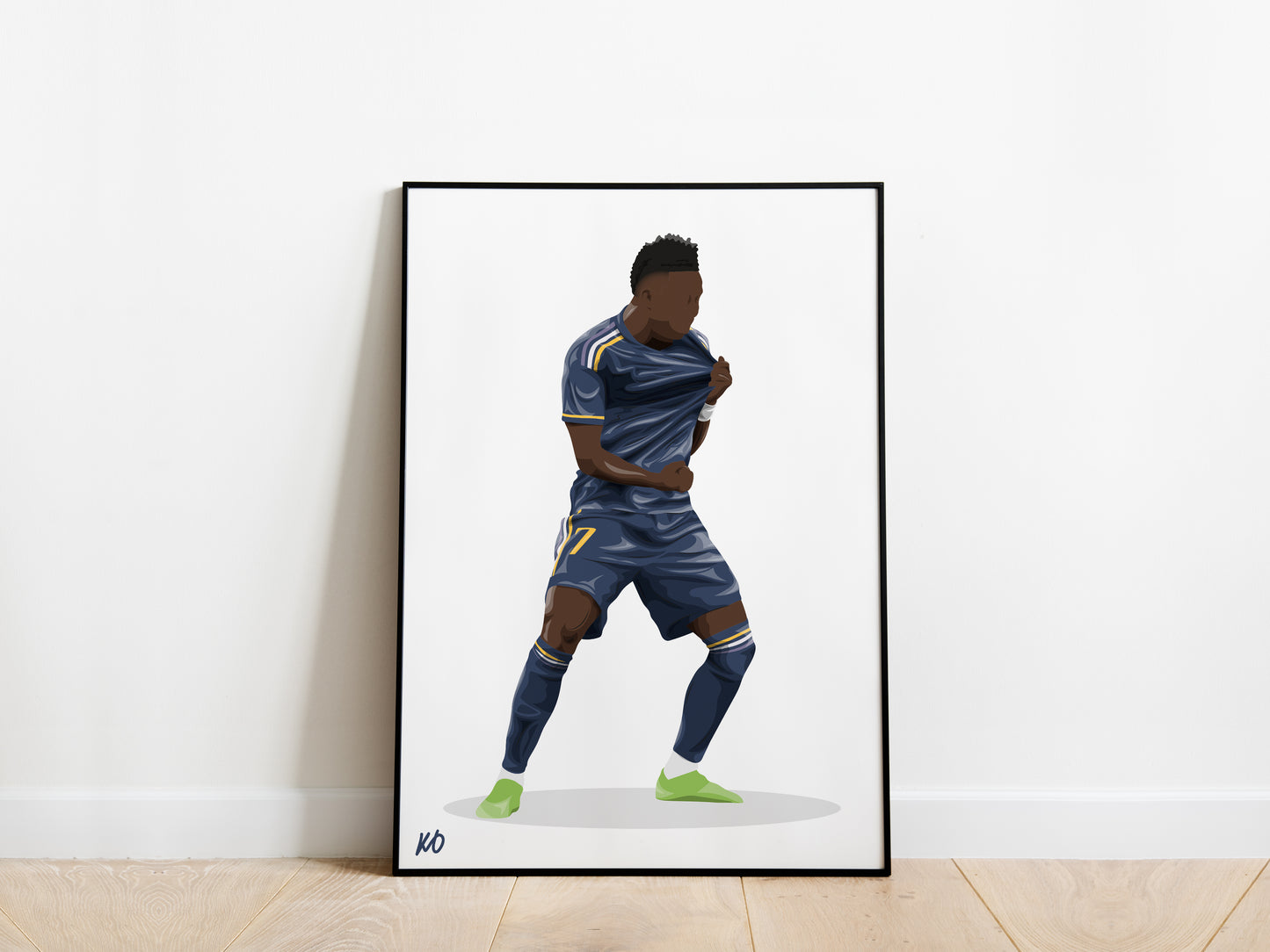 Vinicius Jr Real Madrid Poster - KDDesigns6