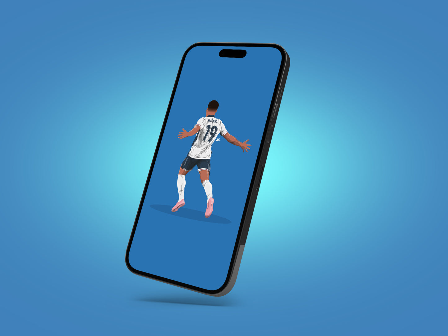 Ollie Watkins England Wallpaper - KDDesigns6
