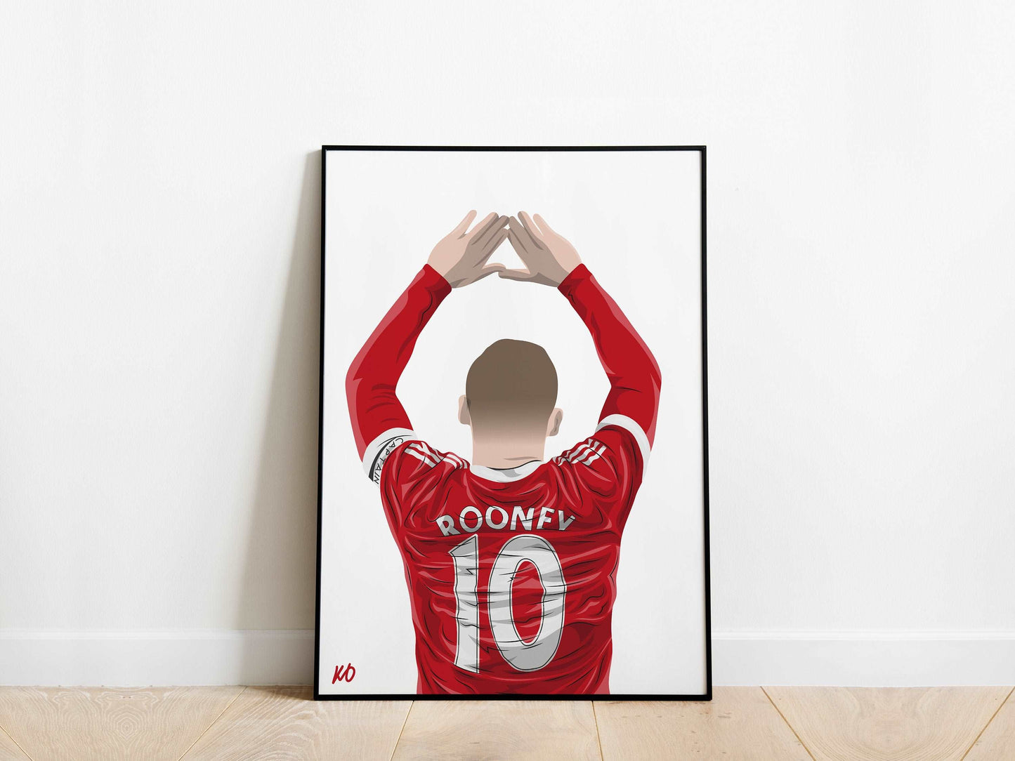 Wayne Rooney Manchester United Poster - KDDesigns6