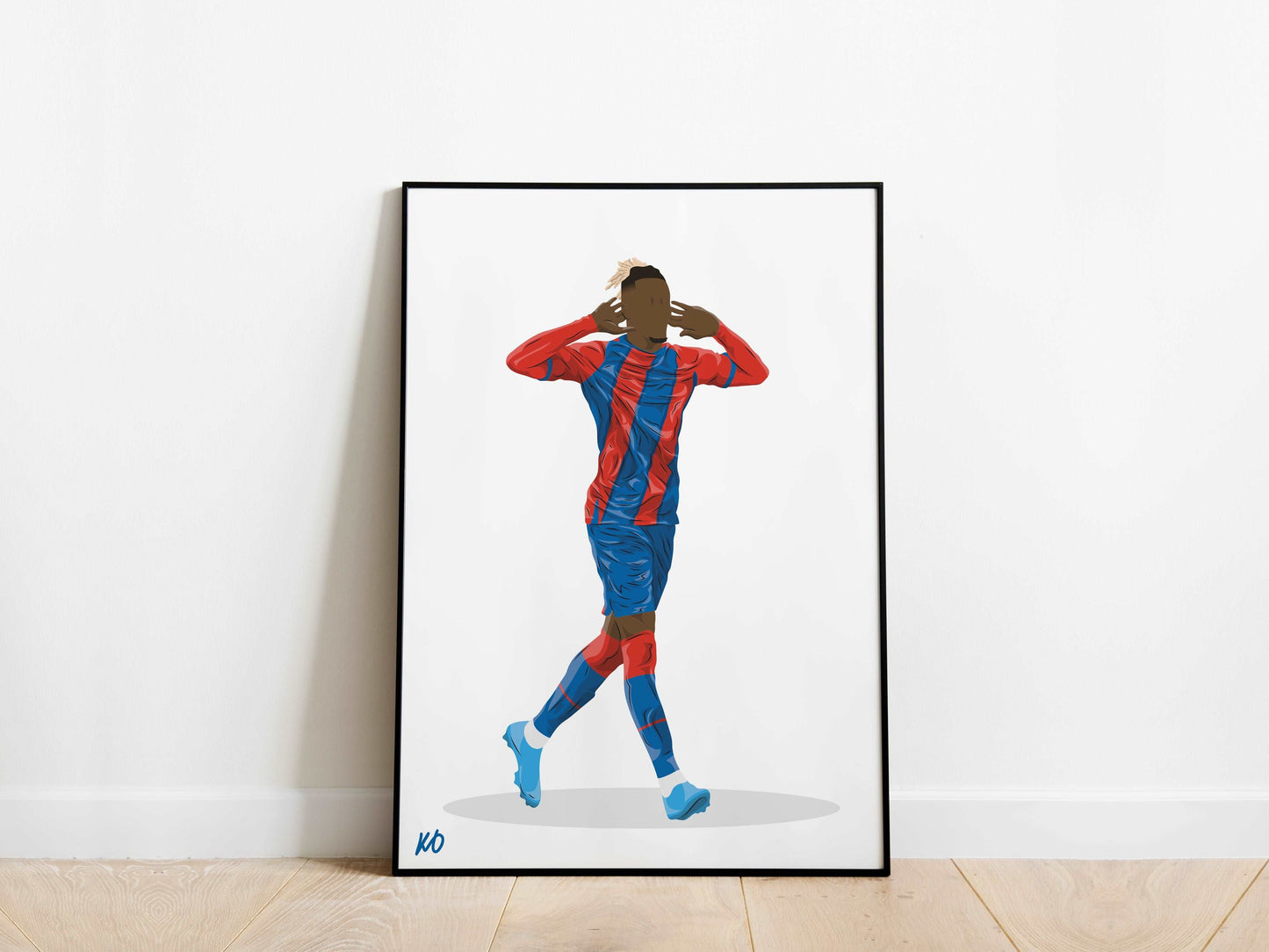 Wilfred Zaha Celebration Crystal Palace Poster - KDDesigns6