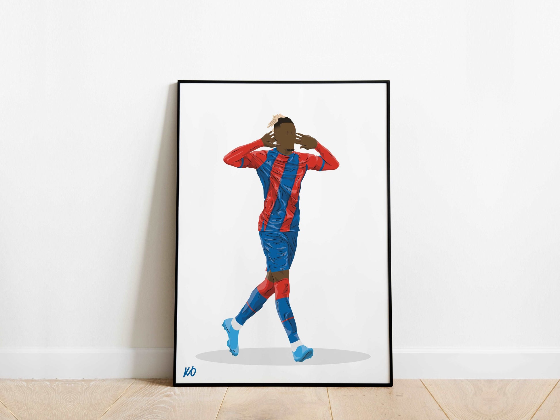 Wilfred Zaha Celebration Crystal Palace Poster - KDDesigns6