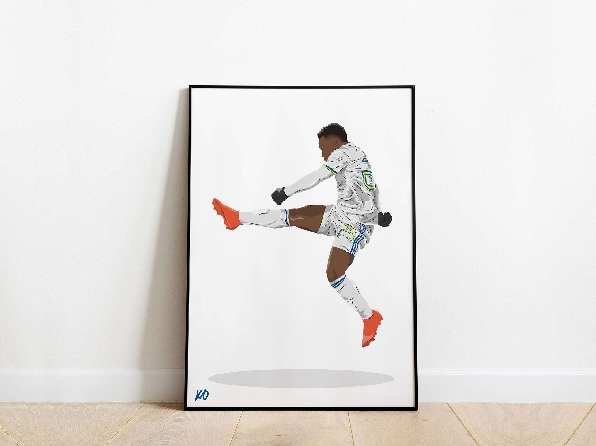 Wilfried Gnonto Leeds United Poster - KDDesigns6