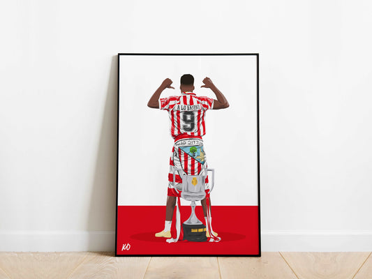 Inaki Williams Copa Del Rey Athletic Club Poster - KDDesigns6