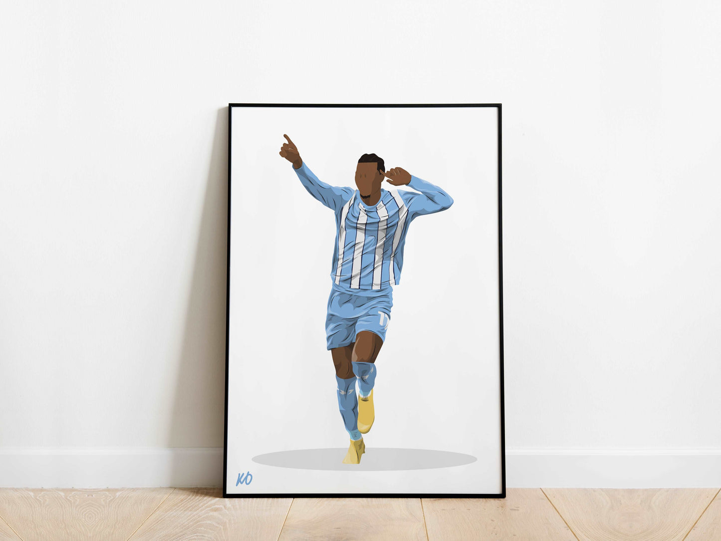 Haji Wright Coventry City Poster - KDDesigns6