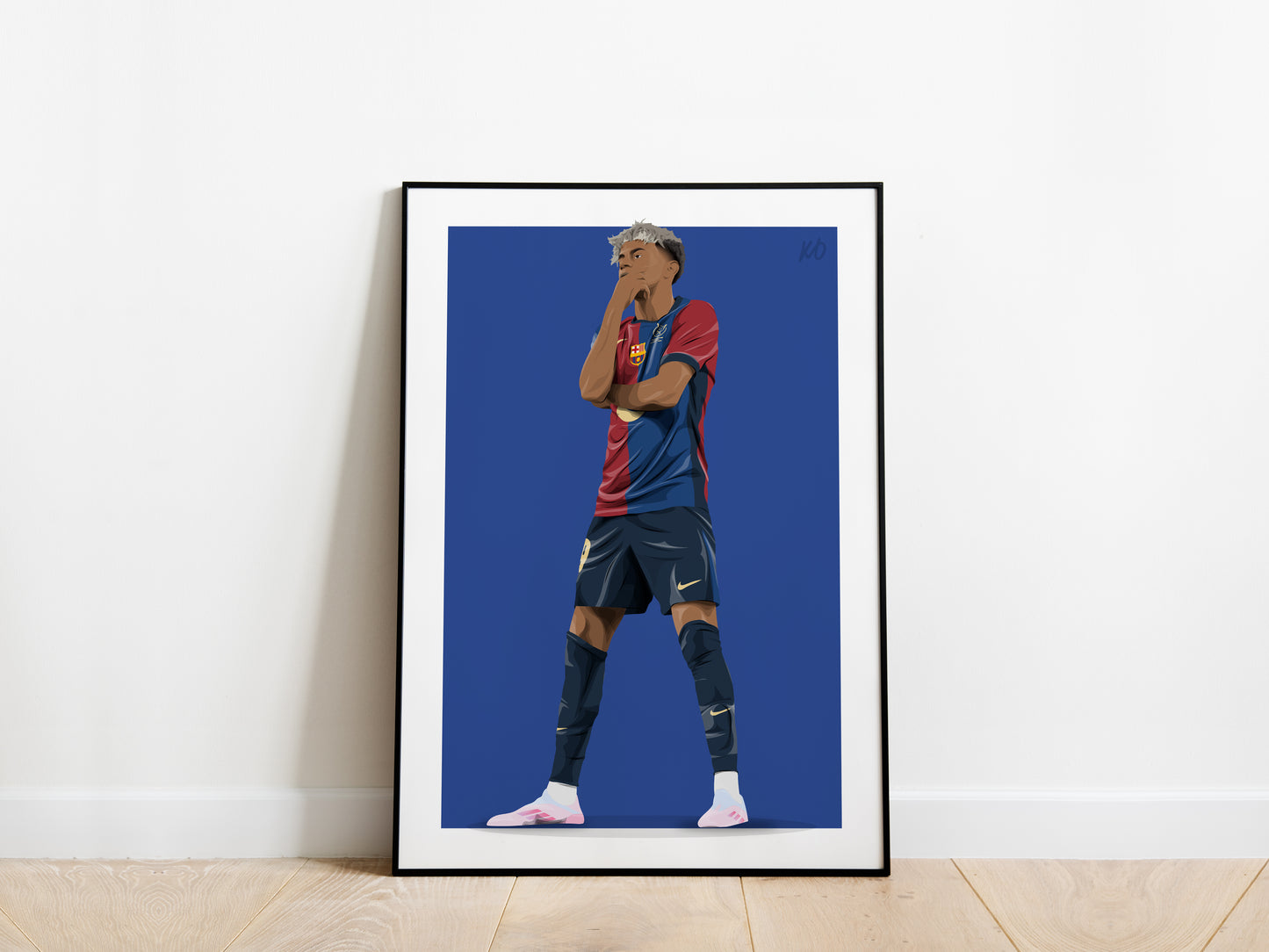Lamine Yamal Celebration Barcelona Poster - KDDesigns6