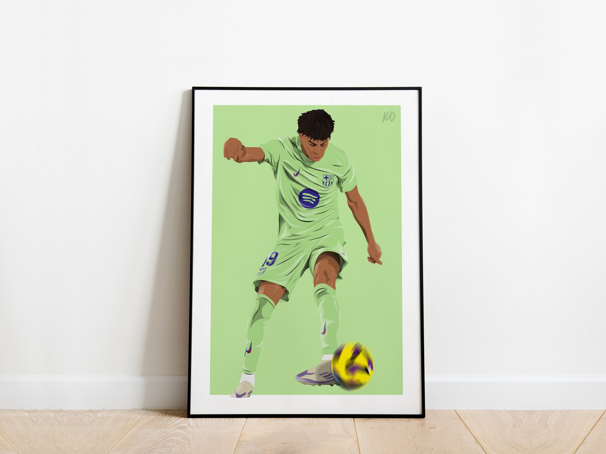 Lamine Yamal Trivela Barcelona Poster - KDDesigns6