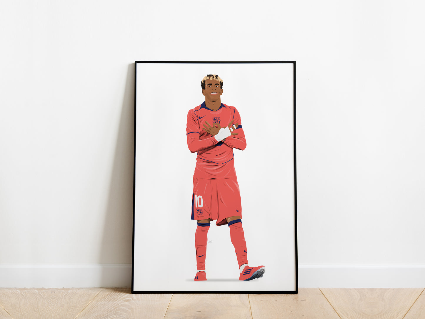 Lamine Yamal 304 Celebration Barcelona Poster