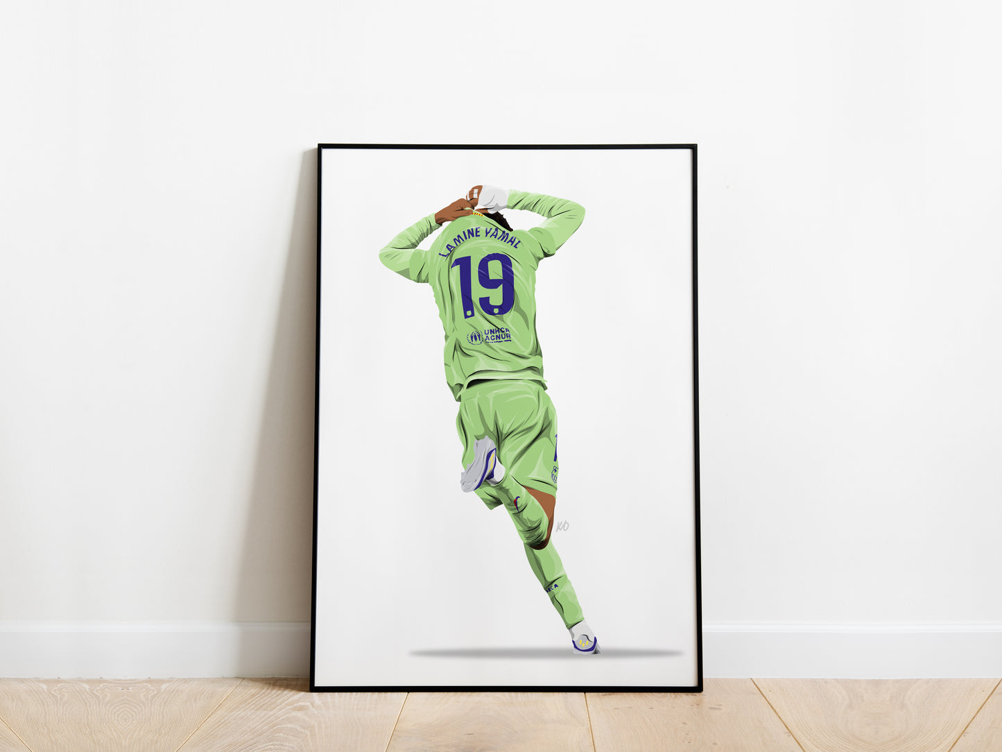 Lamine Yamal Comeback Celebration Barcelona Poster