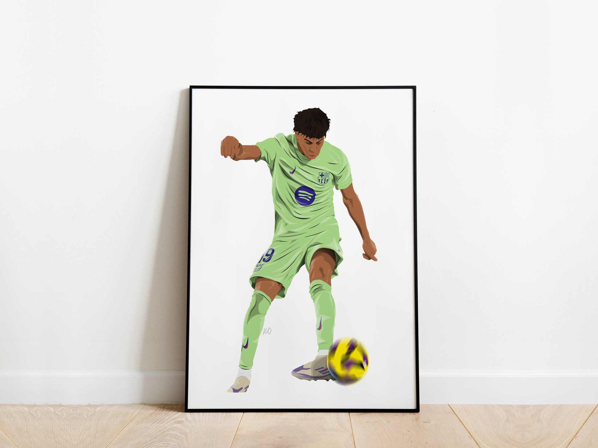 Lamine Yamal Trivela Barcelona Poster - KDDesigns6