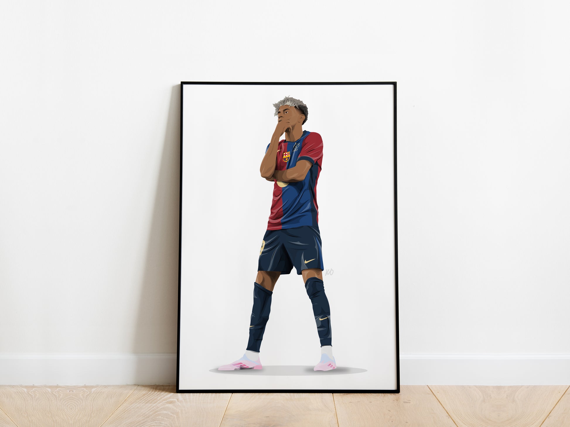 Lamine Yamal Celebration Barcelona Poster - KDDesigns6
