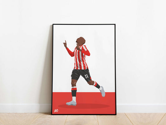 Yoane Wissa Brentford Poster - KDDesigns6