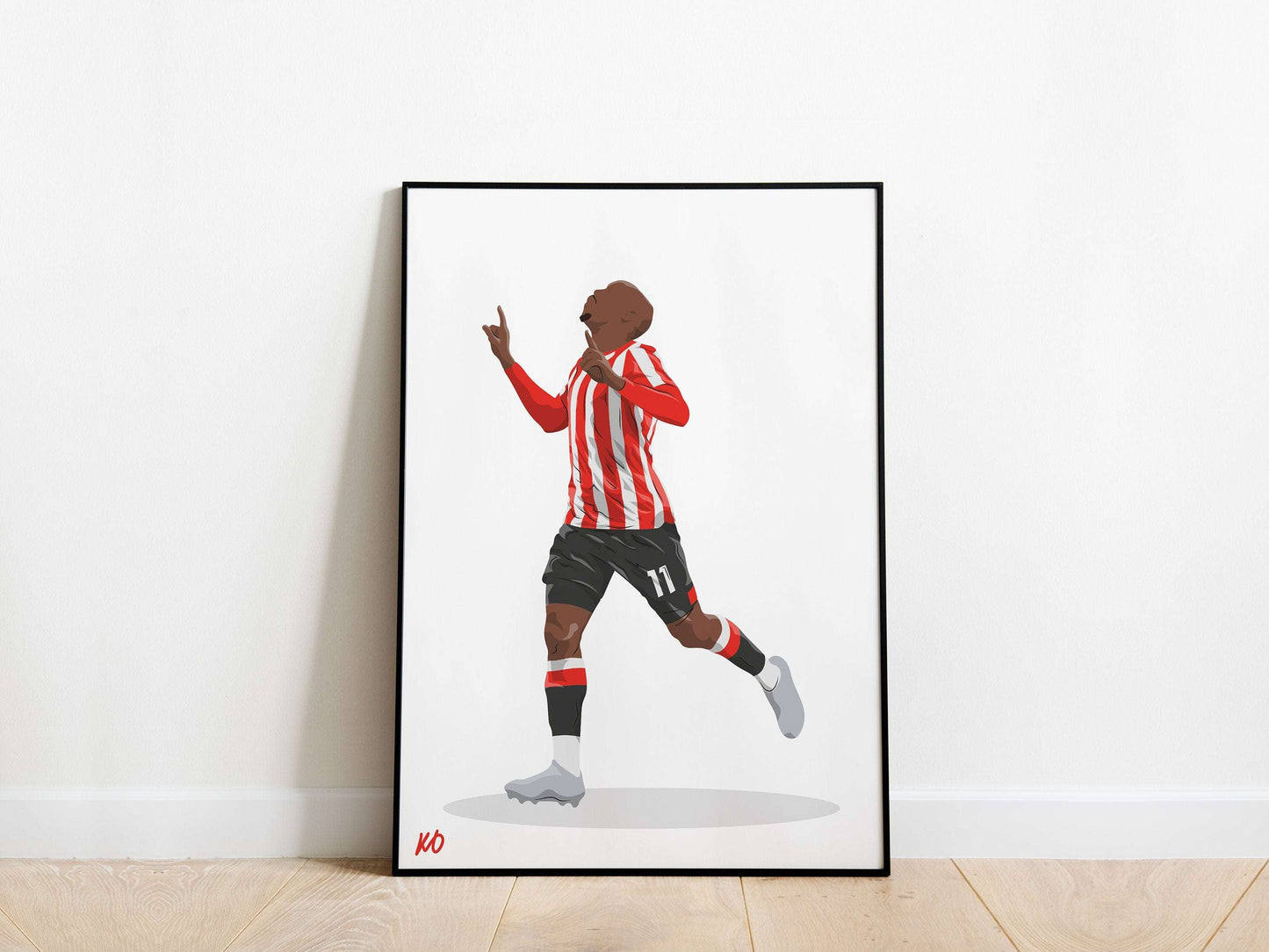 Yoane Wissa Brentford Poster - KDDesigns6