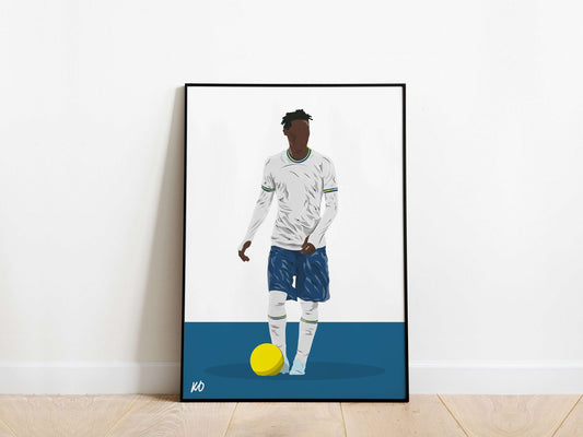 Yves Bissouma Tottenham Hotspur Poster - KDDesigns6