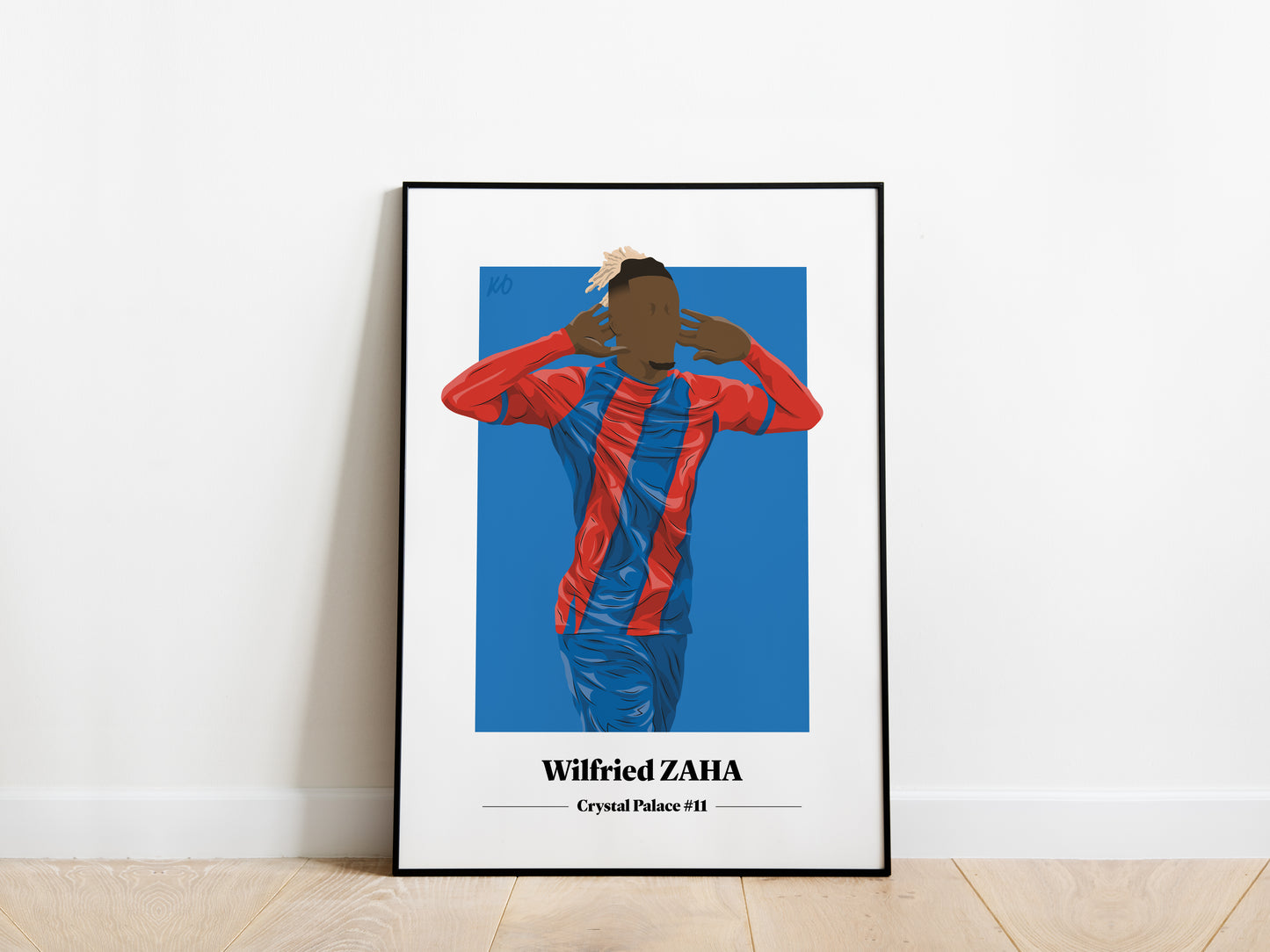 Wilfred Zaha '11' Crystal Palace Poster - KDDesigns6