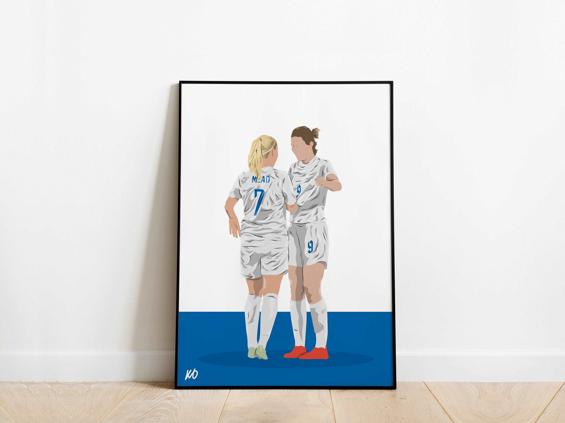 Beth Mead, Ellen White England Womens Poster - KDDesigns6
