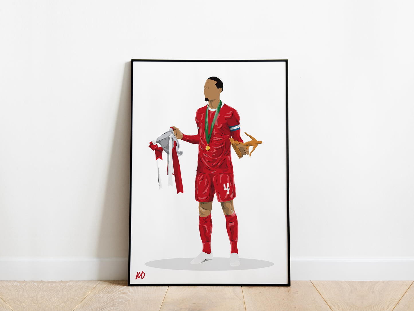 Virgil Van Dijk Liverpool Poster - KDDesigns6