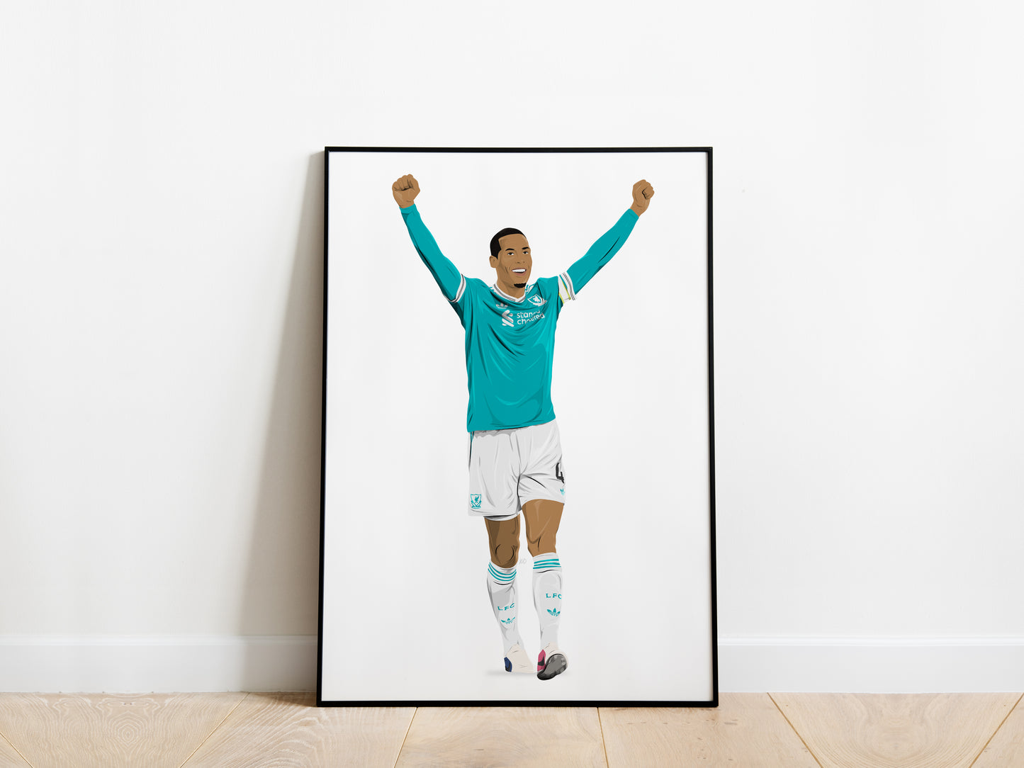 Virgil van Dijk 25/26 Liverpool Poster