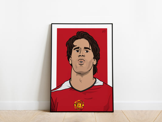 Ruud van Nistelrooy Portrait Manchester United Poster - KDDesigns6