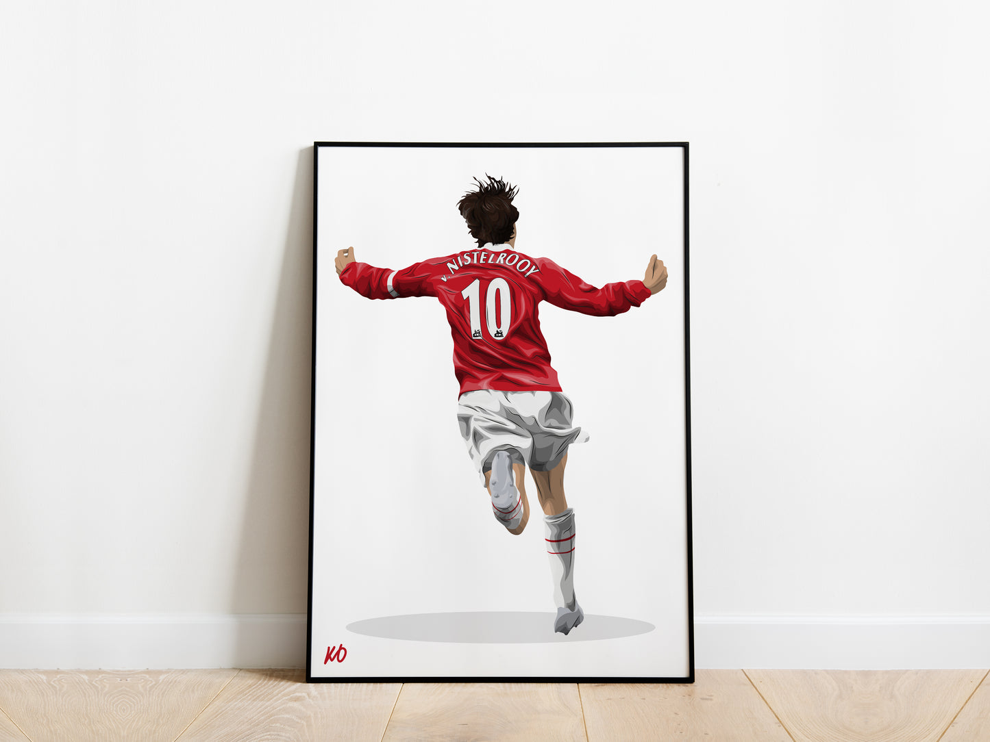 Ruud van Nistelrooy Celebration Manchester United Poster