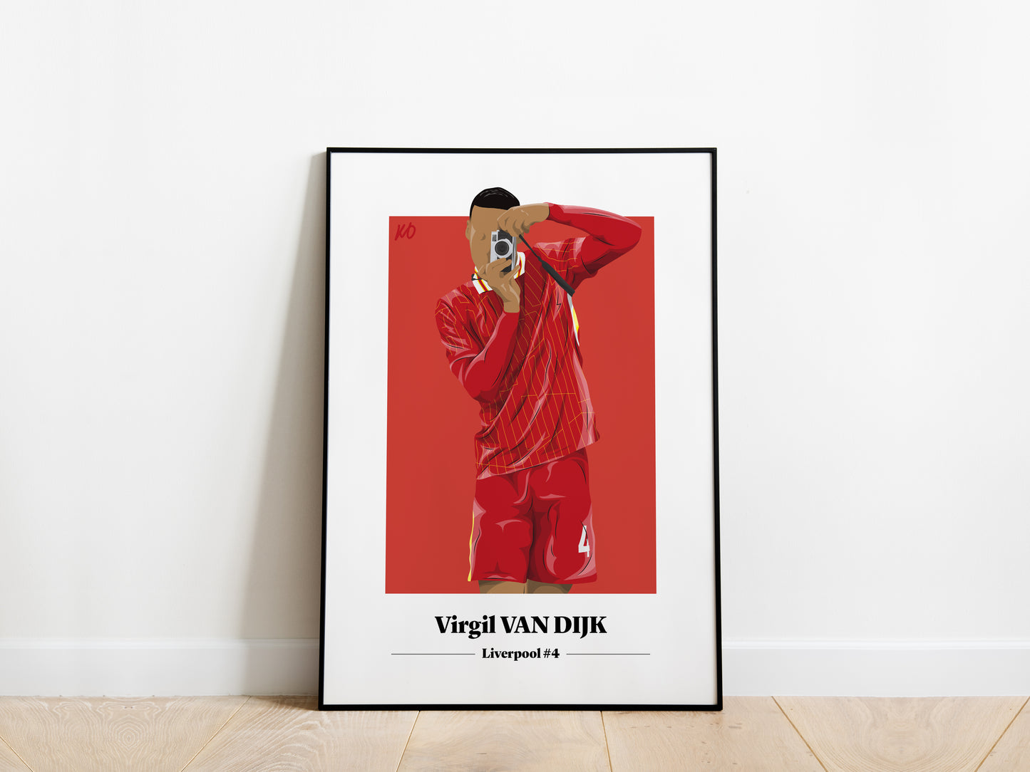 Virgil Van Dijk Liverpool Poster - KDDesigns6