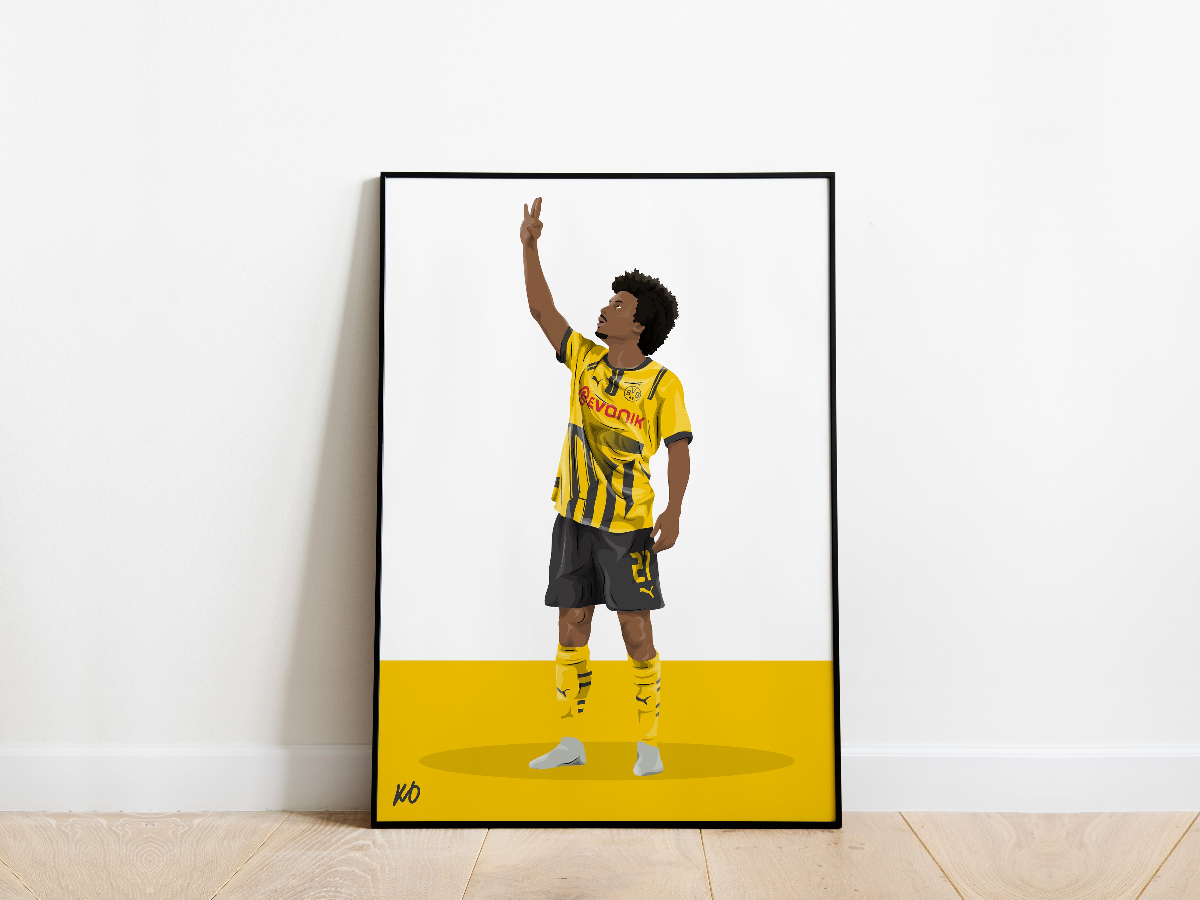 Karim Adeyemi Borussia Dortmund Poster - KDDesigns6