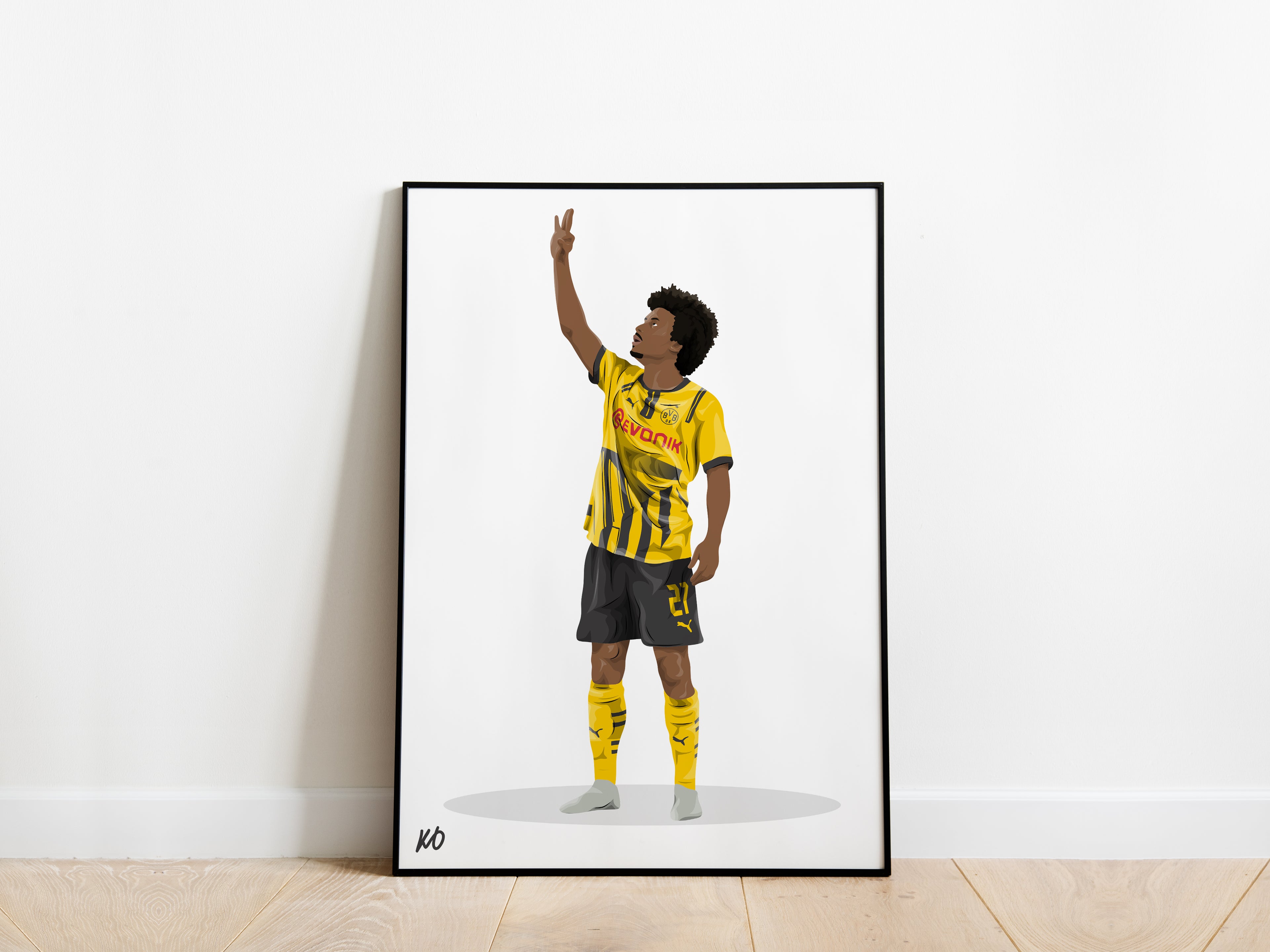 Karim Adeyemi Borussia Dortmund Poster - KDDesigns6