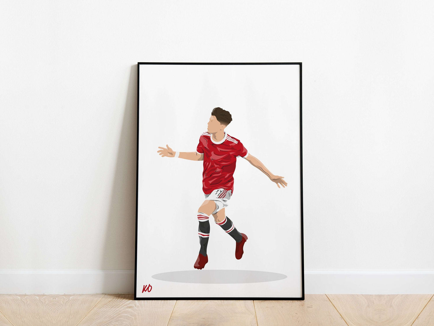 Alejandro Garnacho Manchester United Poster KDDesigns6