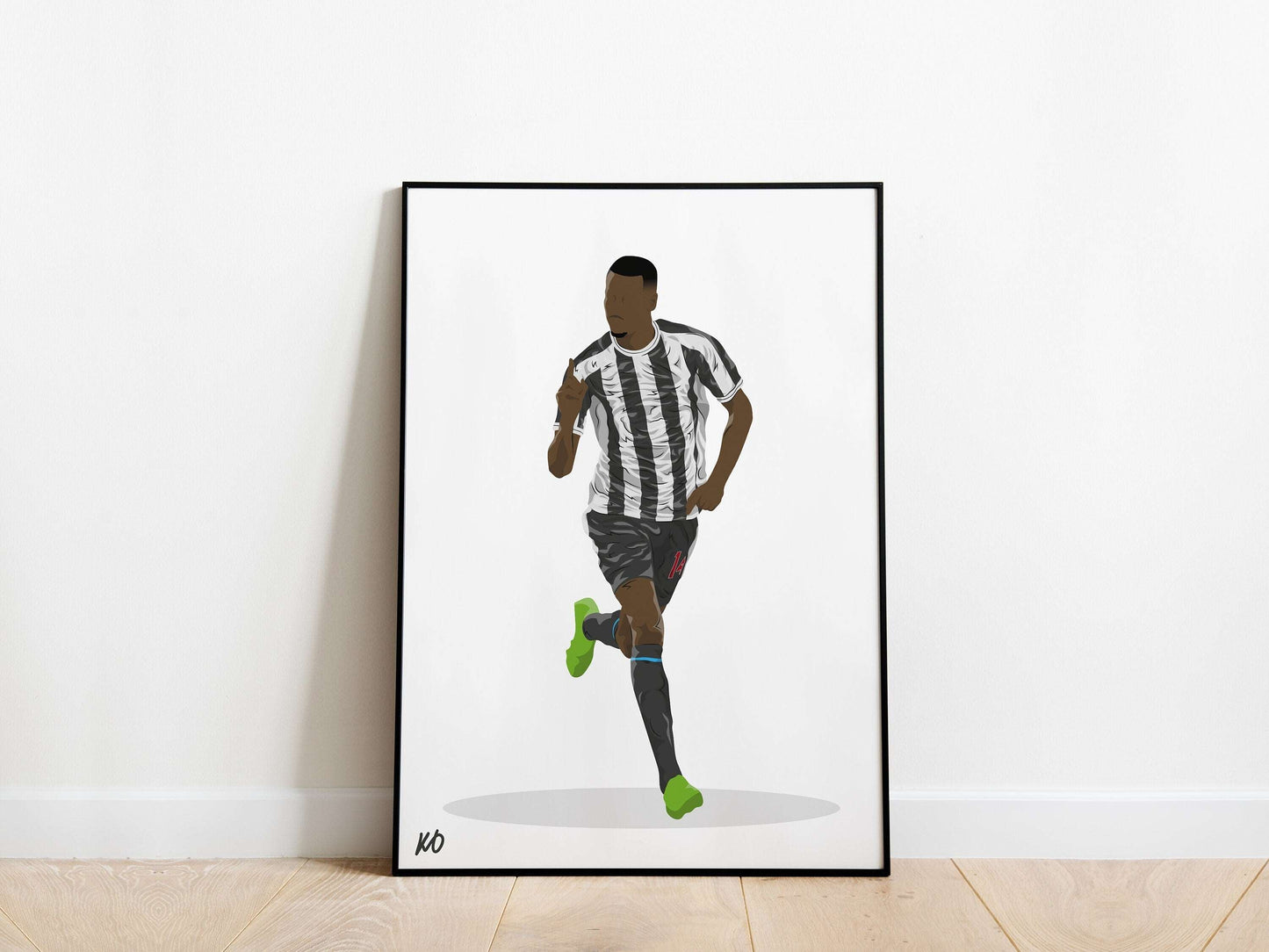 Alexander Isak Newcastle United Poster KDDesigns6