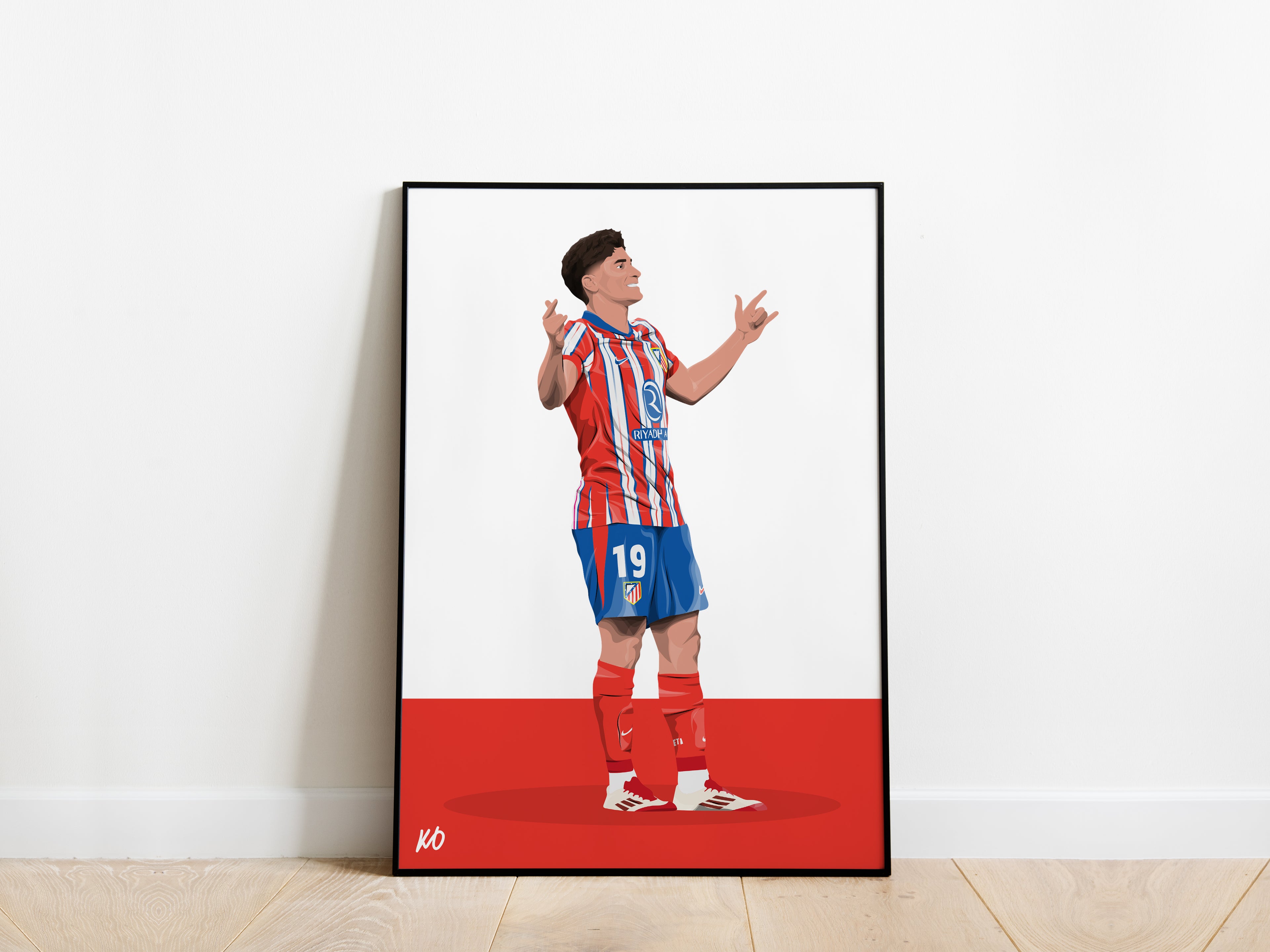 Julian Alvarez Atletico Madrid Poster - KDDesigns6
