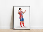Julian Alvarez Atletico Madrid Poster - KDDesigns6