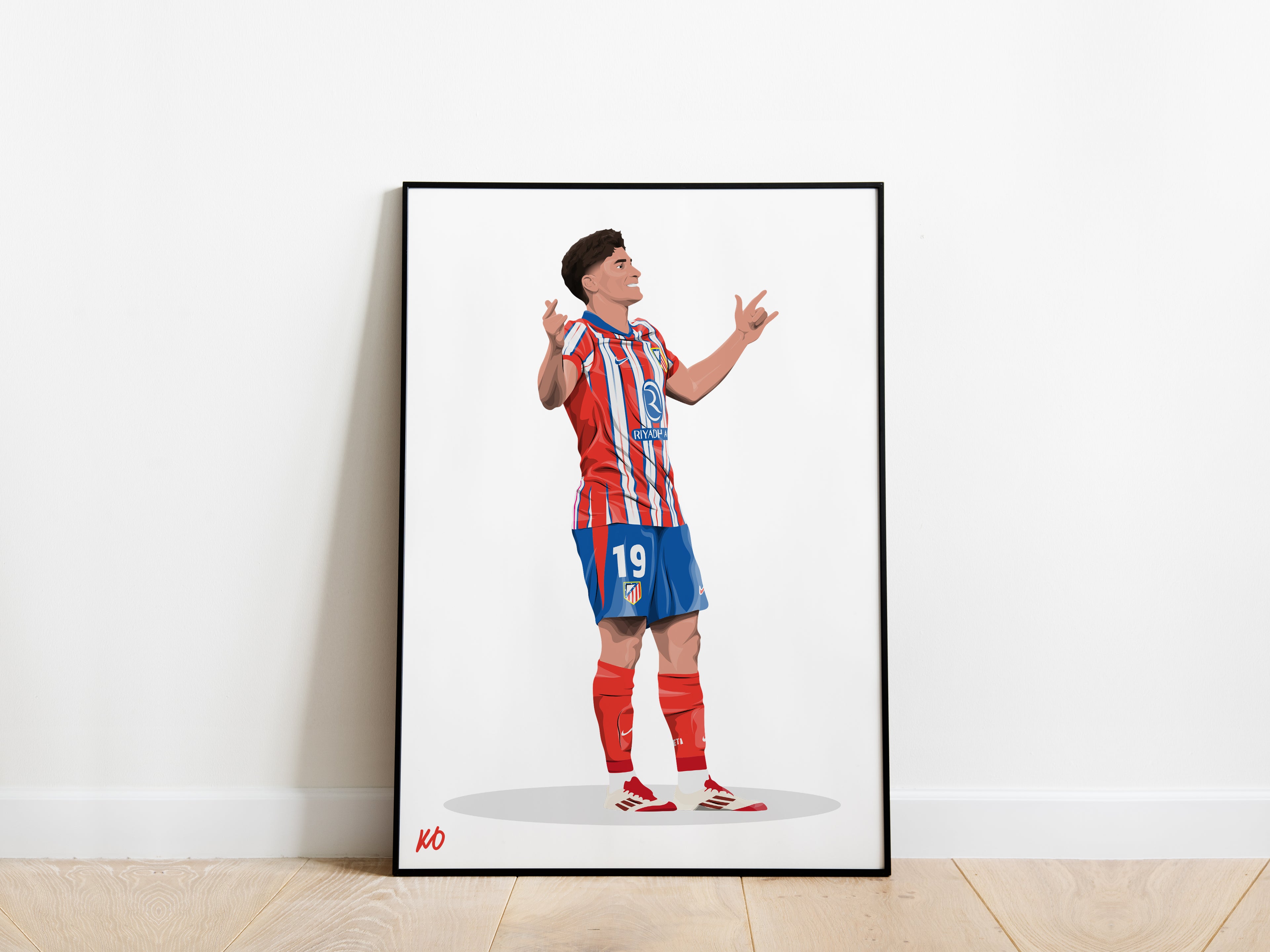Julian Alvarez Atletico Madrid Poster - KDDesigns6