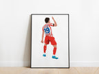 Julian Alvarez Spiderman Celebration Atletico Madrid Poster