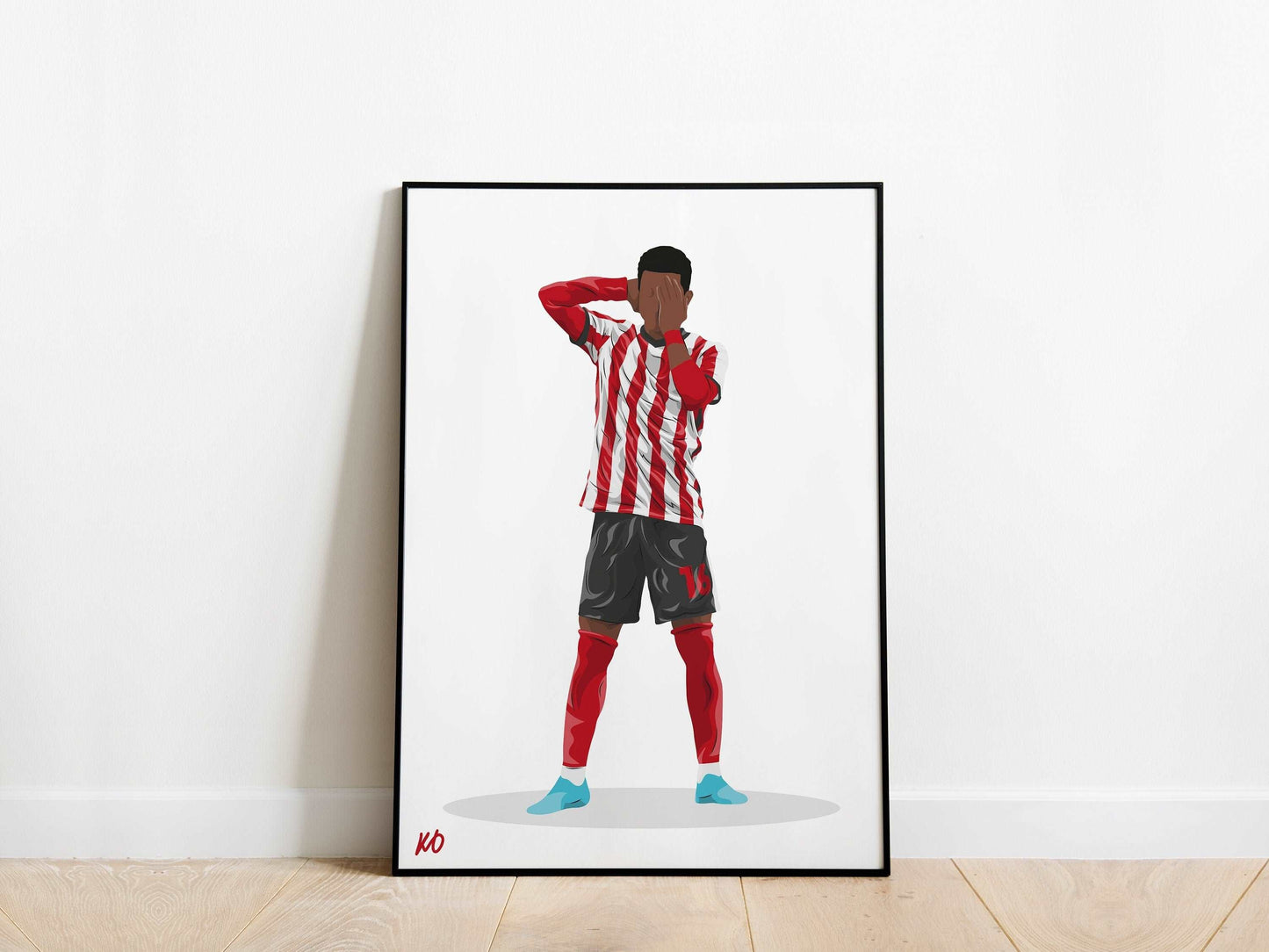 Amad Diallo Sunderland AFC Poster KDDesigns6