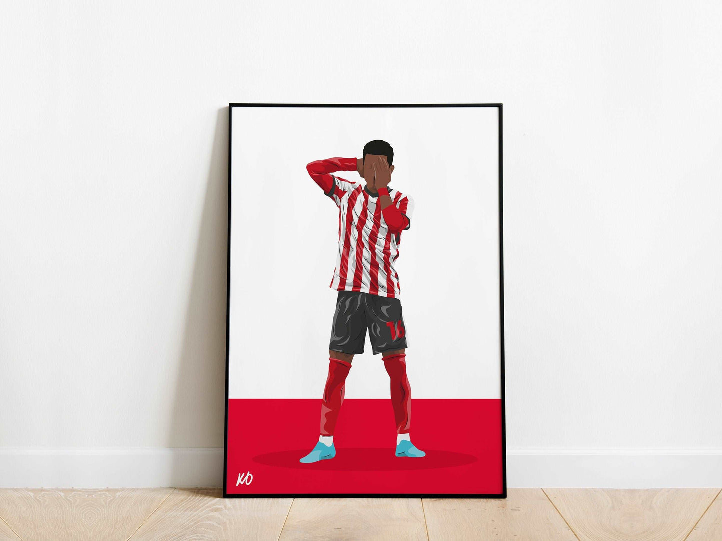 Amad Diallo Sunderland AFC Poster KDDesigns6