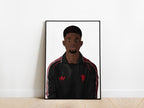 Amad Diallo Portrait Manchester United Poster - KDDesigns6