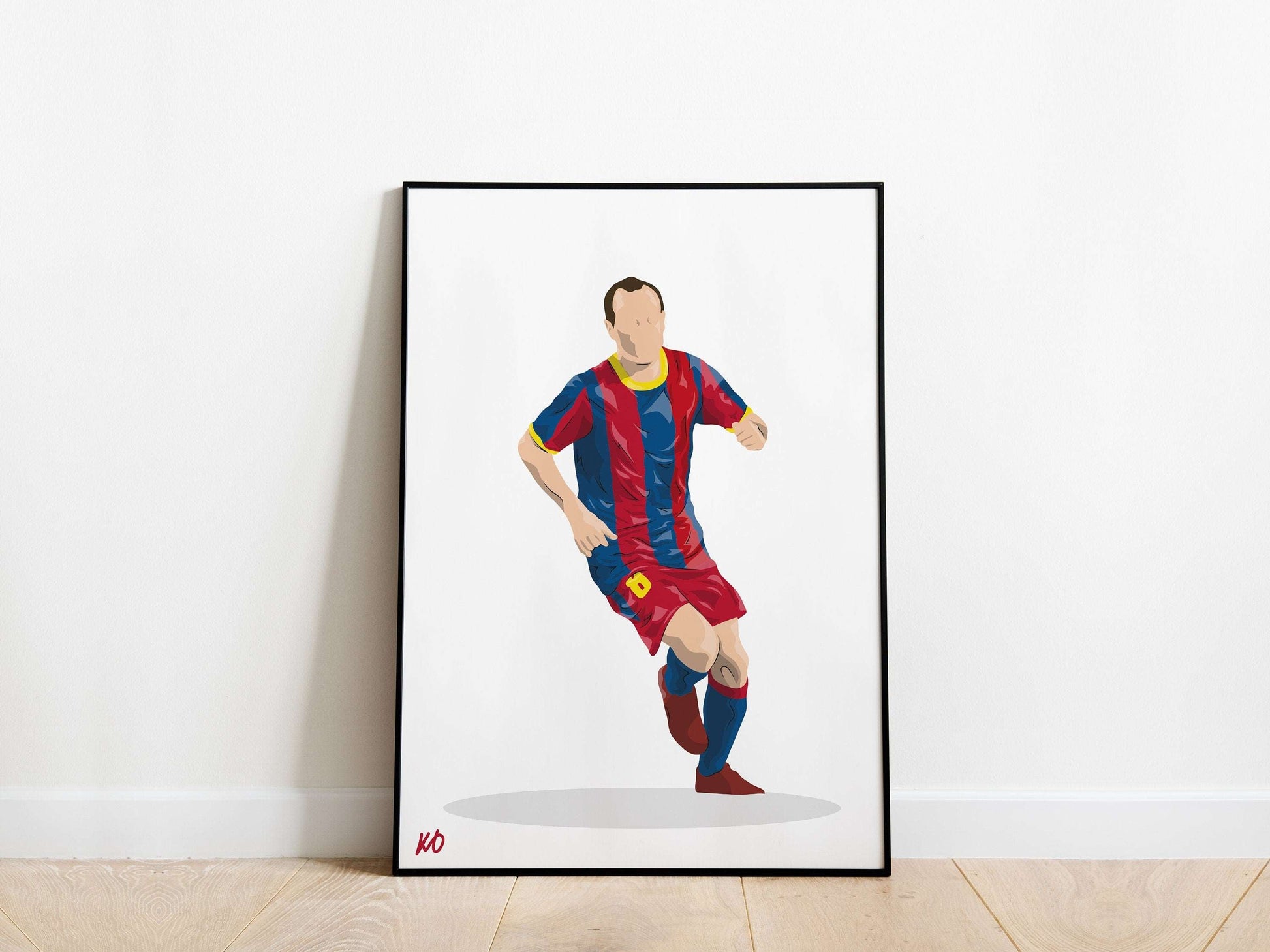 Andres Iniesta Barcelona Poster KDDesigns6